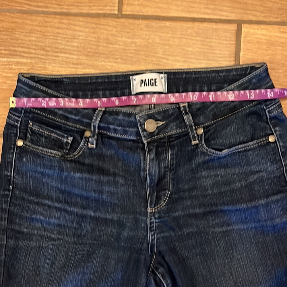 Paige Skinny Jeans Dark Blue 28 - Picture 8 of 10